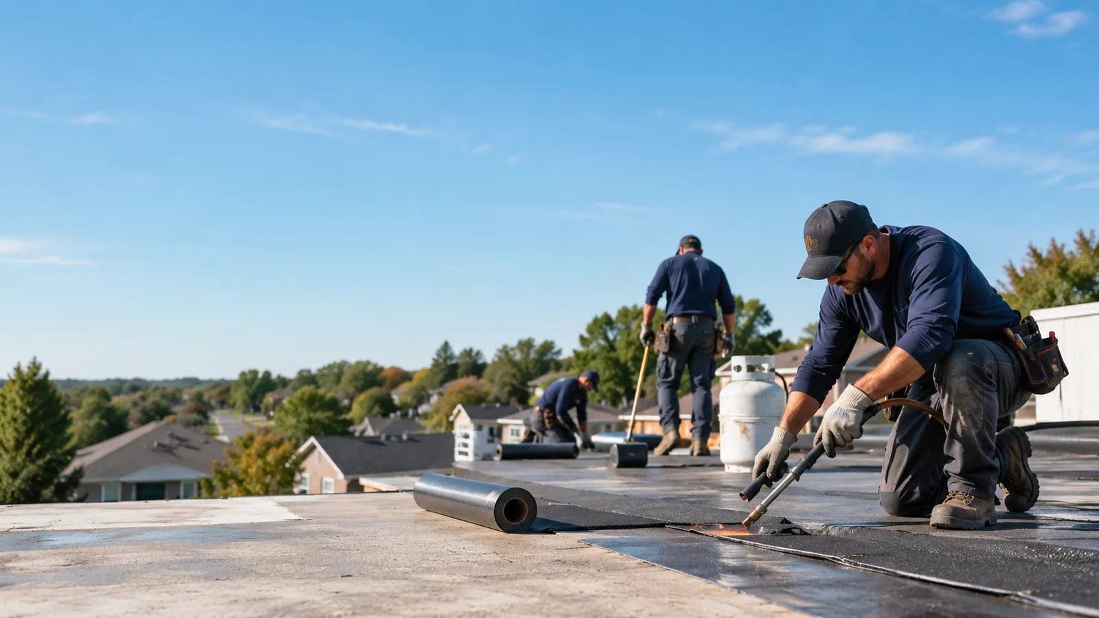 Flat Roof Leak Repair providers in Hensel, ND